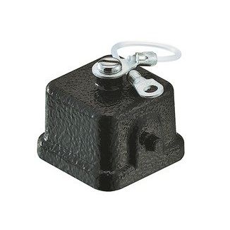Harting - Schutzkappe für Industriesteckverbinder Abdeckkappe 09370035405 für Gehäuseunterteil − 10 Stück