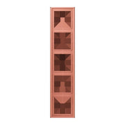 Jung - Abdeckrahmen Rahmen 5-fach LC 985 233 locre rouge moyen