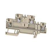 Weidmüller - Durchgangs-Reihenklemme Klemme A2T 1.5 DL PUSH IN, 1.5 mm² − 50 Stück