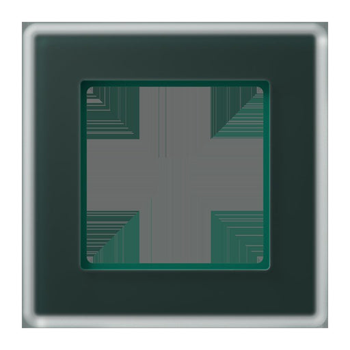 Jung - Abdeckrahmen Glasrahmen 1fach AV 581 GLM SG smaragdgrün − 1 Stück by Jung
