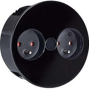 Bachmann - Multi-Tischsteckdose TWIST Steckdosenleiste 931.152 2xUTE 2m AEH sw