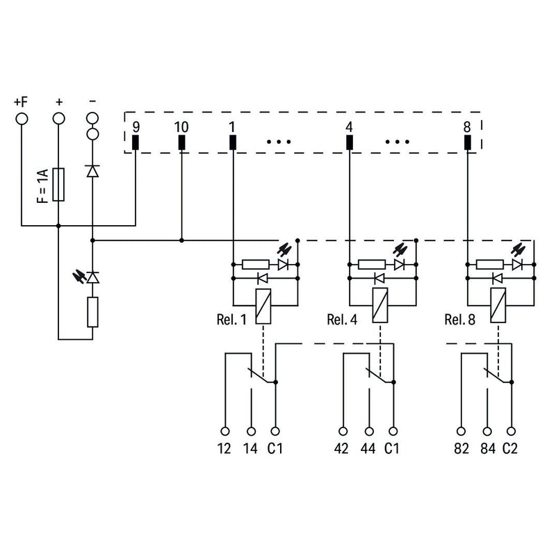 WAGO - Übergabemodul 704-5303 Steckverbin.DIN41651