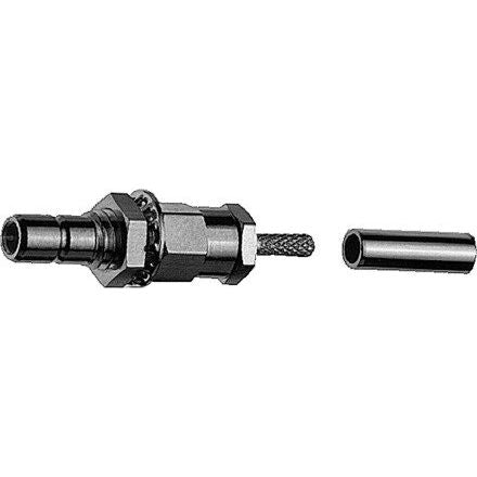 Telegärtner - Koax-Steckverbinder SMB-Kabeleinbaustecker cr 100024843 AU, RG174/U,188A/U − 5 Stück