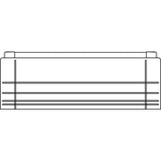 Elsta Mosdorfer - Sockel/Sockelelement (Schaltschrank) Sockelverlängerung SV5 10050684 250/470 RAL 7035