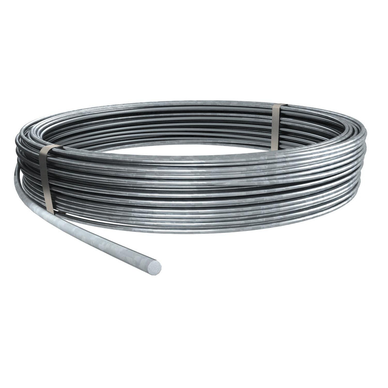 OBO Bettermann - Rundleiter/Draht für Blitzschutz Stahldraht vz RD 8-FT 8mm − 125 Meter
