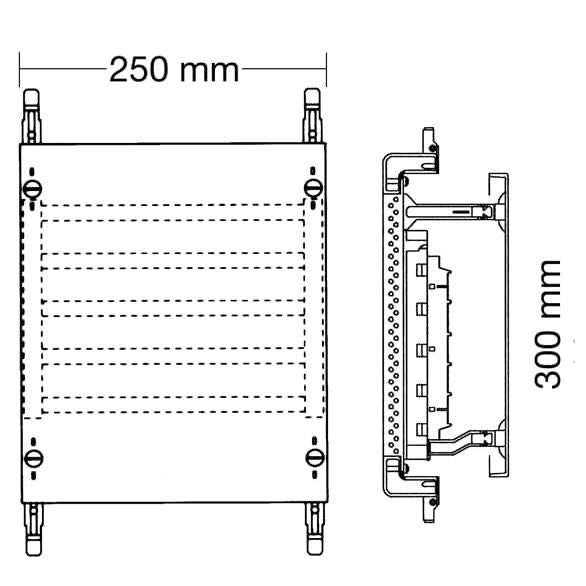 Striebel&amp;John - Verteilerbaugruppe Sammelschienen Kombi-Set ED71SA − 1 Stück
