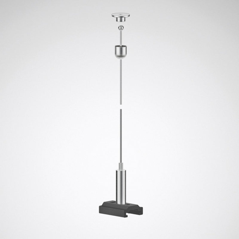 Trilux - Mechanisches Zubehör/Ersatzteile für Leuchten Seilabhängung Rail ZS D/3 #8889000 schwarz