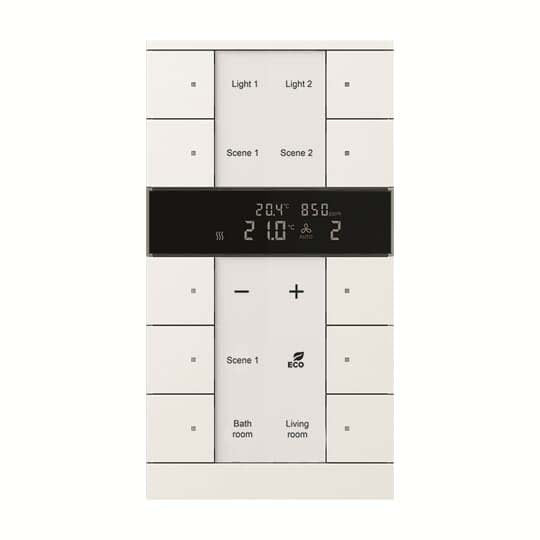 Busch-Jaeger - Bussystem-Physikalischer Sensor Raumtemperaturregler m.CO2 SBC/U10.0.1-884 Feuchte-Sensor 10-f