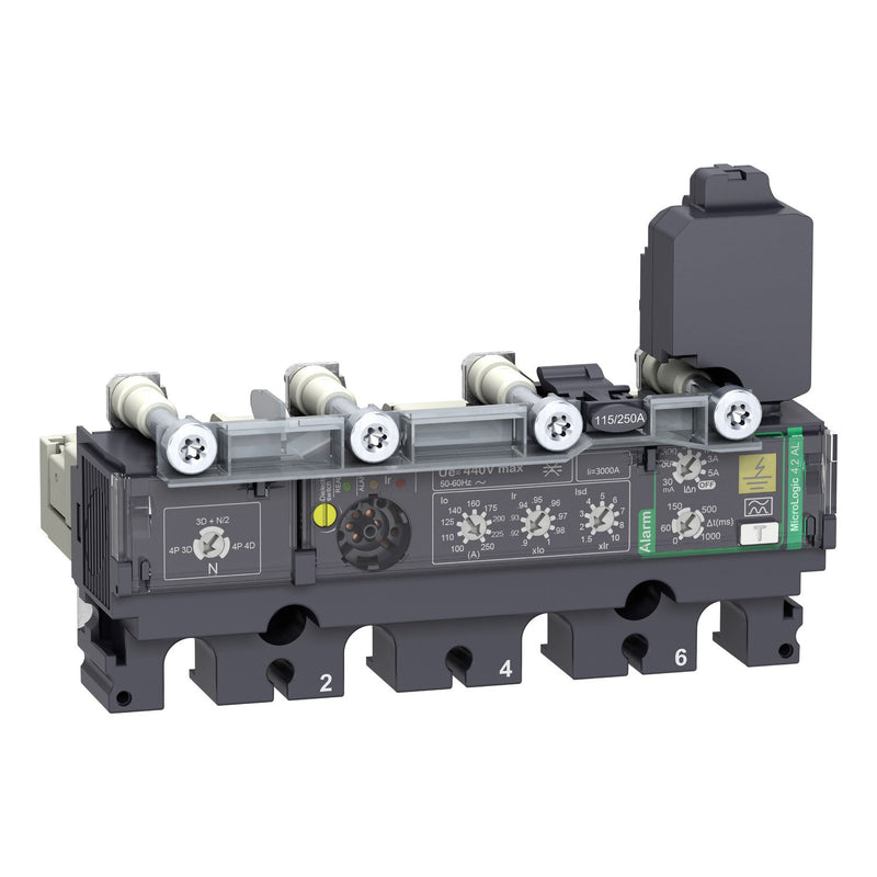 Schneider Electric - Auslöseblock für Leistungsschalter Elektron. Auslösegerät C1044A040 MicroLogic 4.2 AL
