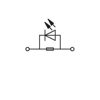WAGO - Sicherungs-Reihenklemme Sicherungsklemme 282-128/281-413 6qmm, grau