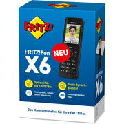 FRITZ - Schnurloses Telefon DECT Telefon FRITZ!Fon X6 schwarz