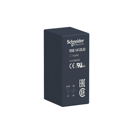 Schneider Electric - Schaltrelais Steckrelais RSB1A120JD 12V DC − 10 Stück