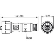 Telegärtner - Modularer Steckverbinder STX V1 RJ45-Steckerset fel 100007458 dkonfektionierbar AW