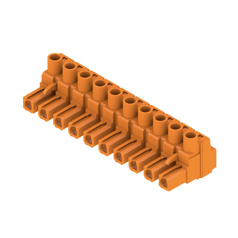 Weidmüller - Kabelsteckverbinder für Leiterplattensteckverbinder Verbinder 7.62mm BLZ 7.62H#1980560000 − 20 Stück