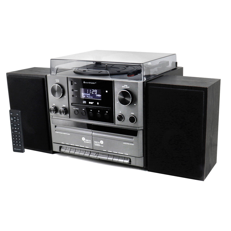 Soundmaster - HiFi-Komplettsystem DAB+/UKWStereo-Musikcenter MCD5600SW sw BT