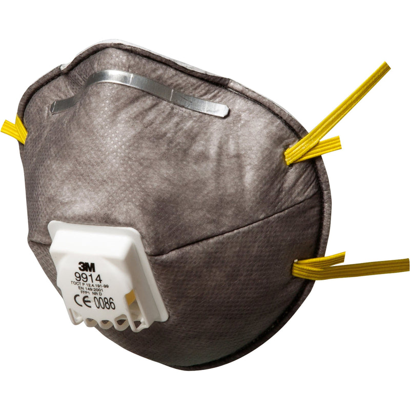 3M - Staubschutzmaske Spezial-Atemschutzmaske 9914 (VE10) FFP1,Ausatemventil − 10 Packung