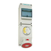 Walther Werke - CEE-Steckdose abschaltbar, abgesichert (IEC 60309) Wandsteckdose 32A AU139403TS 4P 400-440V 3h IP67