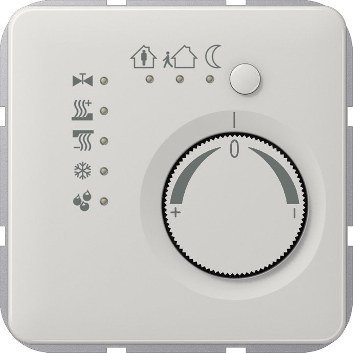 Jung - Bussystem-Raumtemperaturregler KNX Stetigregler lgr CD 2178 TS LG mit int.Busankoppler