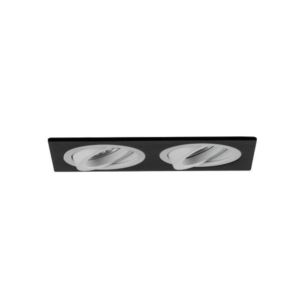 Brumberg Leuchten - Downlight/Strahler/Flutlicht Einbaumodul rechteckig 45023560 2-fach