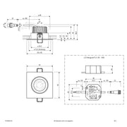 EVN Lichttechnik - Downlight/Strahler/Flutlicht P-LED Deckeneinbauleuchte PC654N91102 IP65 HV 3000K 1010lm