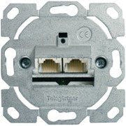 Telegärtner - Kommunikationsanschlussdose Kupfer Anschlussdose 100022939 AMJ45 8/8Cat5e/UP/0 − 5 Stück