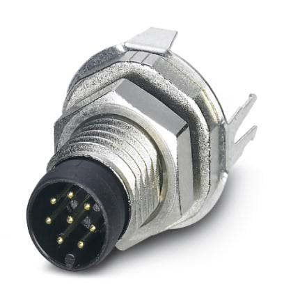 Phoenix Contact - Rundsteckverbinder, feldkonfektionierbar (Industriesteckverbinder) Einbausteckverbinder SACC-DSI-M8M#1424236 − 20 Stück