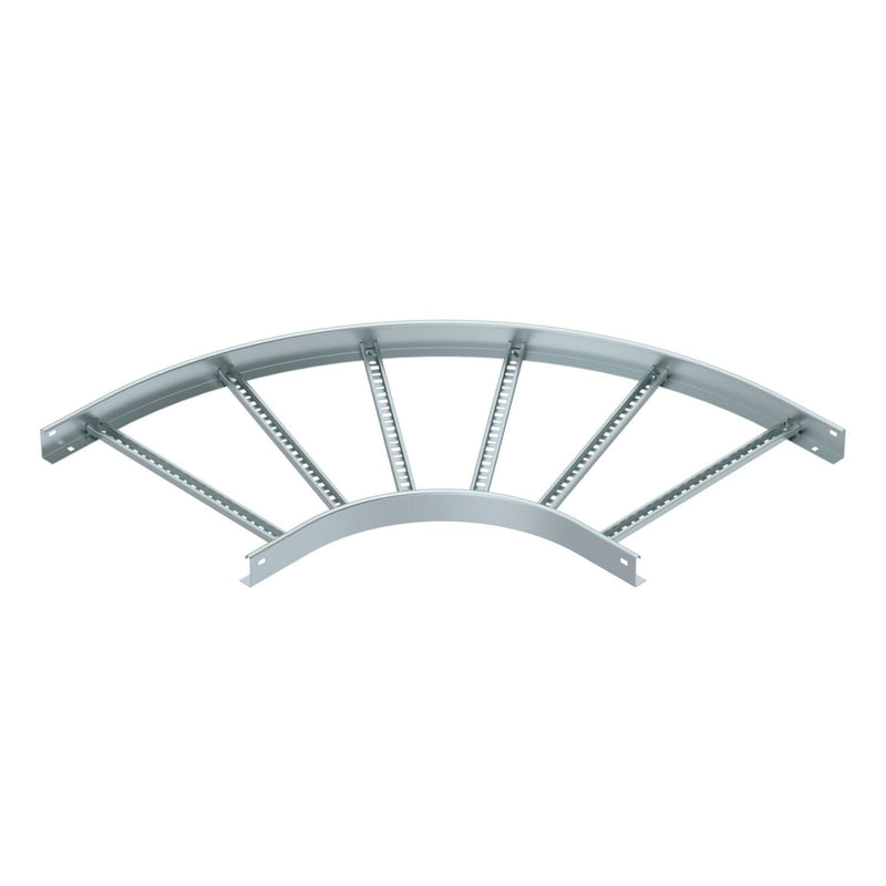 OBO Bettermann - Bogen für Kabelleiter Bogen LB 90 650 R3 FS 90 Grad