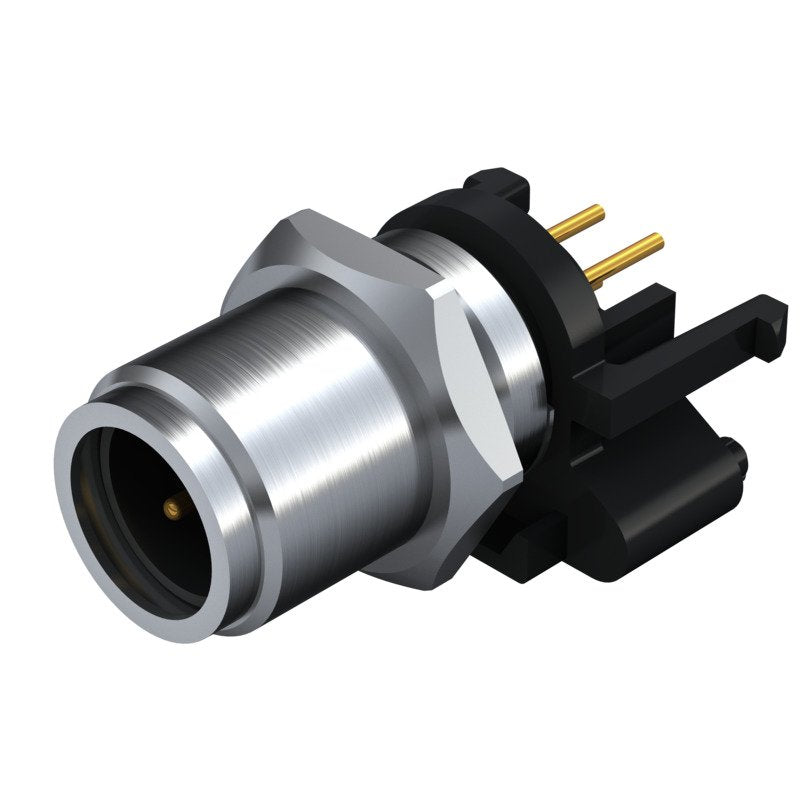 Weidmüller - Rundsteckverbinder, Einbau (PCB) Stecker SAIE-M12SB-4-F10TL M12 − 10 Stück