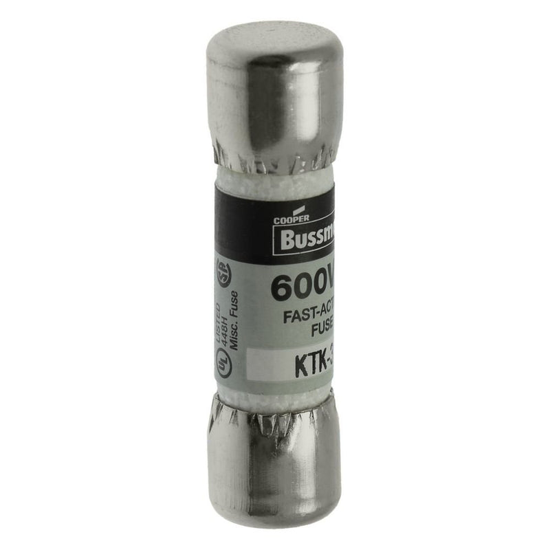 Eaton - HRC-Sicherung Sicherungseinsatz KTK-3 3 A, AC 600 V − 10 Stück