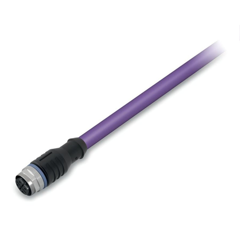 WAGO - Patchkabel Kupfer Industrie CANopen-/DeviceNet-Leitung 756-1401/060-200 5-polig,violett − 1 Stück