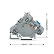 WAGO - Initiator/Aktor-Reihenklemme Aktoren-Einspeiseklemme 280-592 − 10 Stück