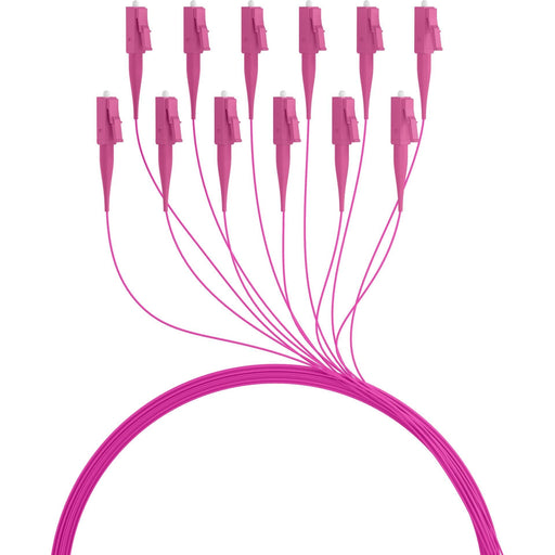 EFB-Elektronik - LWL-Pigtail Pigtail LC 50/125 OM4 2m O3686.2 − 12 Stück
