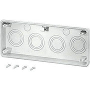 Hensel - Einführungsflansch für Kleingehäuse/Schaltschrank Anbauflansch Mi FM 50 2xM20,4xM32/40/50