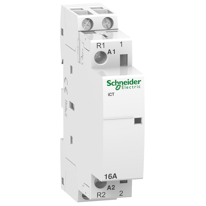 Schneider Electric - Installationsschütz für Reiheneinbau Installationsrelais A9C22015 1S+1Ö 16A 12VAC