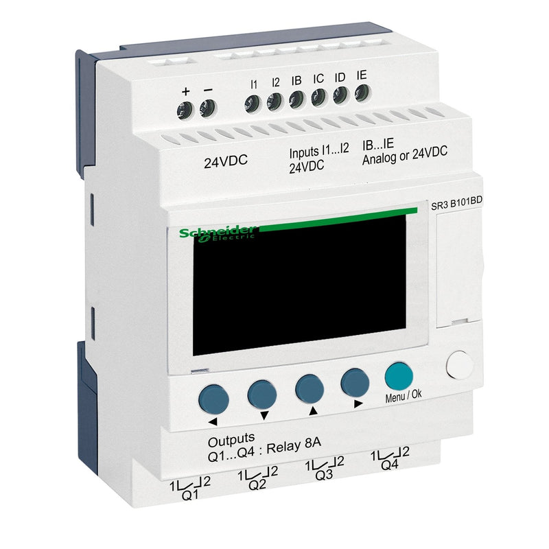 Schneider Electric - Logikmodul Modulargerät SR3B101BD 10 E/A 24VDC