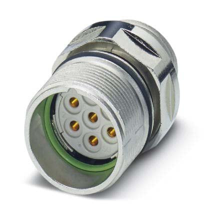Phoenix Contact - Rundsteckverbinder, Einbau (ohne Leitung) Gerätesteckverbinder CA-09S1N126L00 Vorderwand