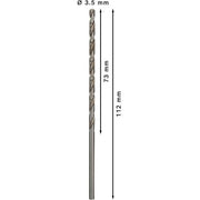 Bosch - Bohrer PRO Metal HSS-G 2608596814 Spiralbohrer 3,5 x