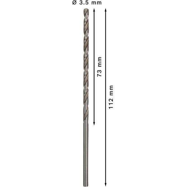 Bosch - Bohrer PRO Metal HSS-G 2608596814 Spiralbohrer 3,5 x