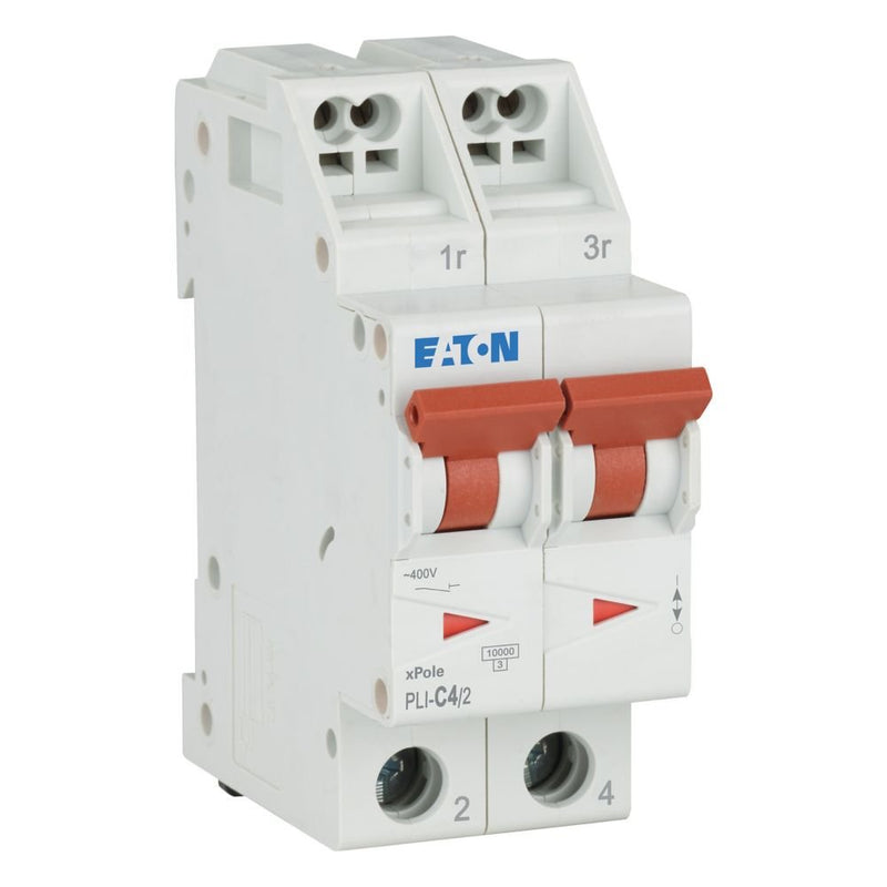 Eaton - Leitungsschutzschalter PLI-C4/2 C 4A, 2p Steckkl