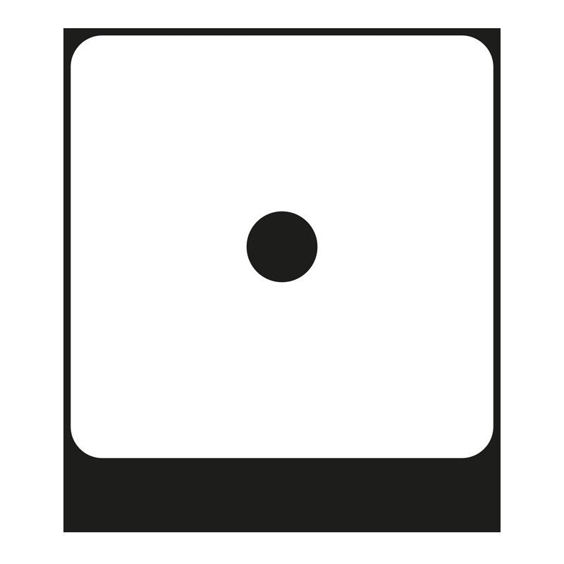 Jung - Einsatz/Abdeckung für Kommunikationstechnik Abdeckung aws CD 594-8 WW für Lautstärkeregler