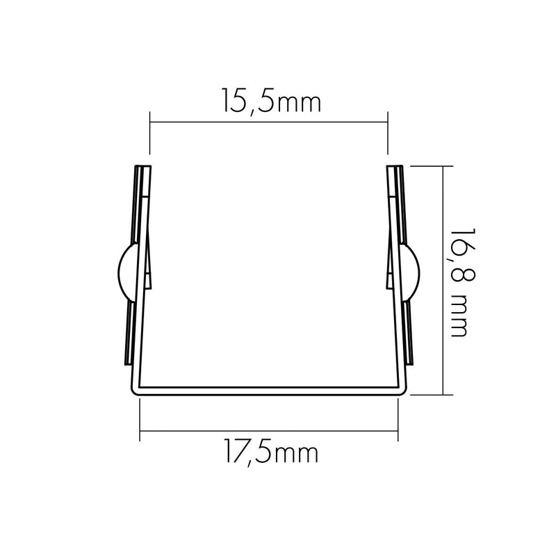 Nobile - Zubehör/Ersatzteile für Lichtschlauch/-band Profil flexibel 1m 5022518192