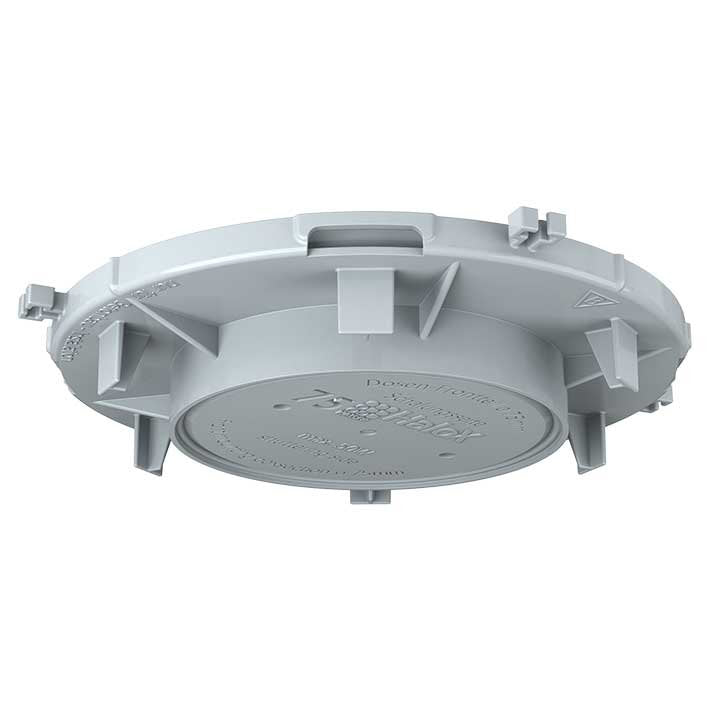 Kaiser - Zubehör/Ersatzteile für Leuchteneinbaugehäuse Frontteil HaloX 100 1281-02 DA 75 für Ortbeton