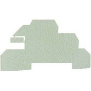 Weidmüller - Abschluss- und Zwischenplatte für Reihenklemme Abschlußplatte WAP WDL2.5/S 1,5mm beige