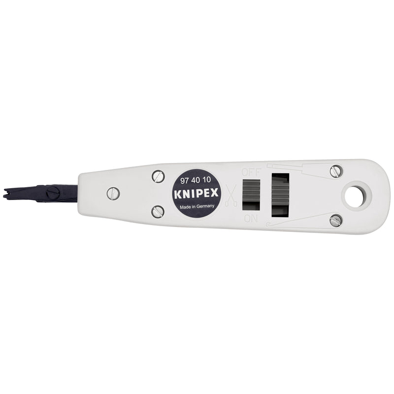 Knipex - Spezialwerkzeug für Kommunikationstechnik Anlegewerkzeug 97 40 10 für LSA-Plus, 175mm