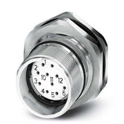 Phoenix Contact - Rundsteckverbinder, feldkonfektionierbar (Industriesteckverbinder) Gerätesteckverbinder CA-12S1N12HZ00 Hinterwand