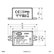 EVN Lichttechnik - LED-Betriebsgerät LED-Netzgerät K 24004 24VDC 0,1-4W IP65