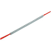Weidmüller - Kabelmarkierungssystem Leitermarkierer CLI R 02-3 GR/SW 8 m.Montagedorn − 10 Stück
