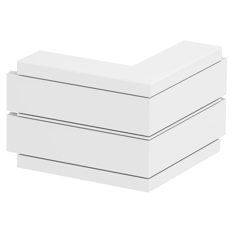 OBO Bettermann - Außeneck für Geräteeinbaukanal Außeneck GA-AS53130RW Alu starre Form