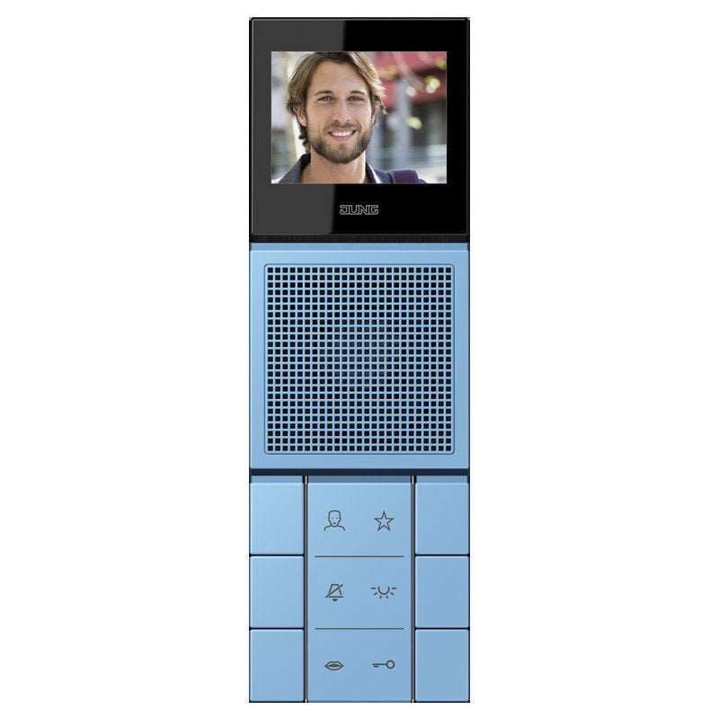 Jung - Innenstation für Türkommunikation SIB Video-Innenstation SI VI LC 627 256 LS 4320N