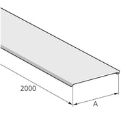 Pflitsch - Oberteil für Leitungsführungskanal Deckel 2000mm D2 50 S ORV ohne Riegel